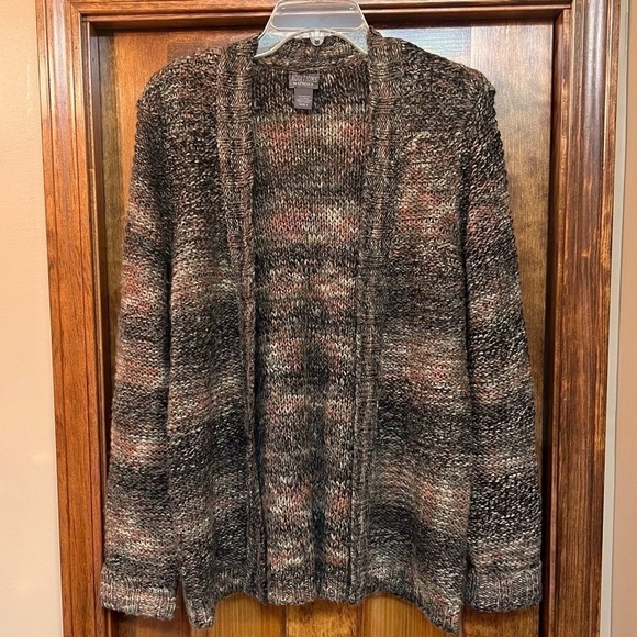 Additions by chico’s Open Cardigan Wool Blend Sz 1‎ (M/8) EUC - Picture 1 of 12